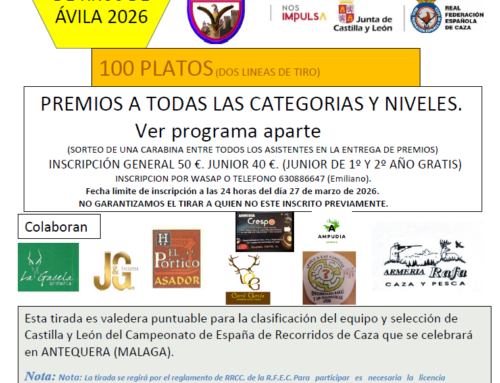 CTO. PROVINCIAL DE RRCC DE ÁVILA 2026
